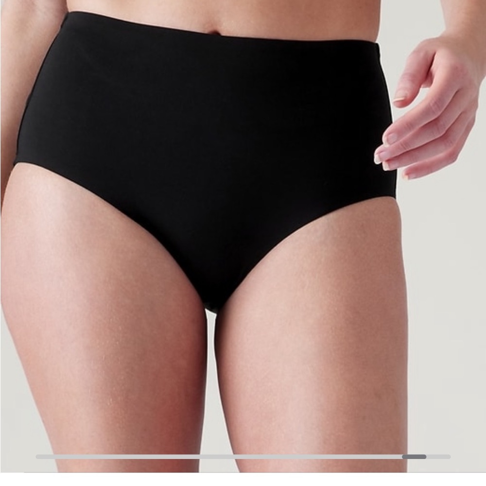 🖤 ATHLETA High Waist Bikini Bottom // Black